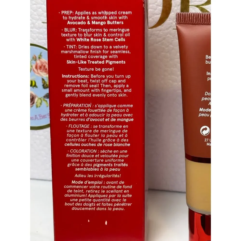 ONE SIZE Turn Up The Base BBB Cream Beauty Blur Balm- 2G Medium Dark- NEW in Box